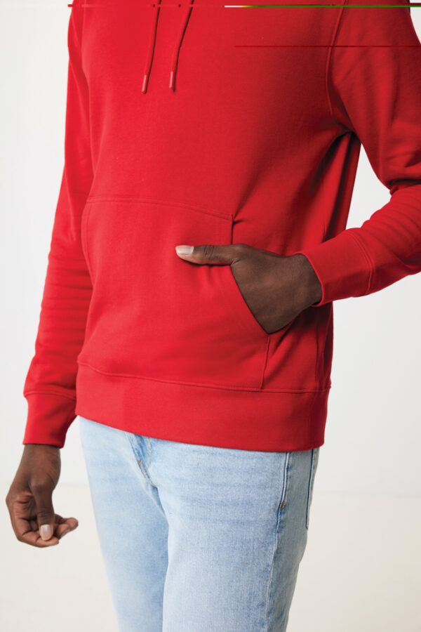 Iqoniq Rila lightweight recycled cotton hoodie - Red