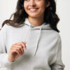 Iqoniq Rila lightweight recycled cotton hoodie - Light Heather Grey