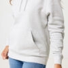 Iqoniq Rila lightweight recycled cotton hoodie - Light Heather Grey