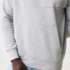 Iqoniq Rila lightweight recycled cotton hoodie - Light Heather Grey