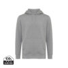 Iqoniq Rila lightweight recycled cotton hoodie - Light Heather Anthracite