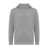 Iqoniq Rila lightweight recycled cotton hoodie - Light Heather Anthracite