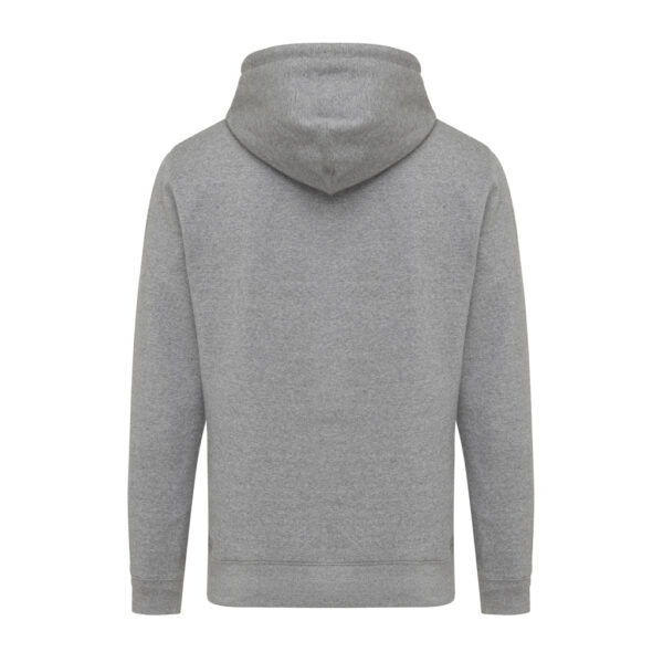 Iqoniq Rila lightweight recycled cotton hoodie - Light Heather Anthracite