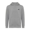 Iqoniq Rila lightweight recycled cotton hoodie - Light Heather Anthracite