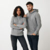 Iqoniq Rila lightweight recycled cotton hoodie - Light Heather Anthracite