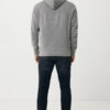 Iqoniq Rila lightweight recycled cotton hoodie - Light Heather Anthracite