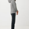 Iqoniq Rila lightweight recycled cotton hoodie - Light Heather Anthracite