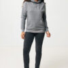 Iqoniq Rila lightweight recycled cotton hoodie - Light Heather Anthracite