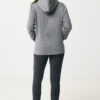 Iqoniq Rila lightweight recycled cotton hoodie - Light Heather Anthracite