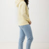 Iqoniq Rila lightweight recycled cotton hoodie - Cream Yellow