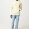 Iqoniq Rila lightweight recycled cotton hoodie - Cream Yellow