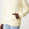 Iqoniq Rila lightweight recycled cotton hoodie - Cream Yellow