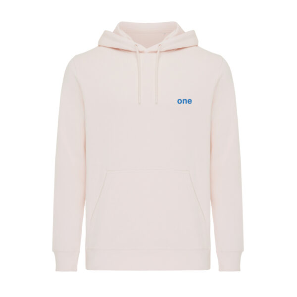 Iqoniq Rila lightweight recycled cotton hoodie - Cloud Pink