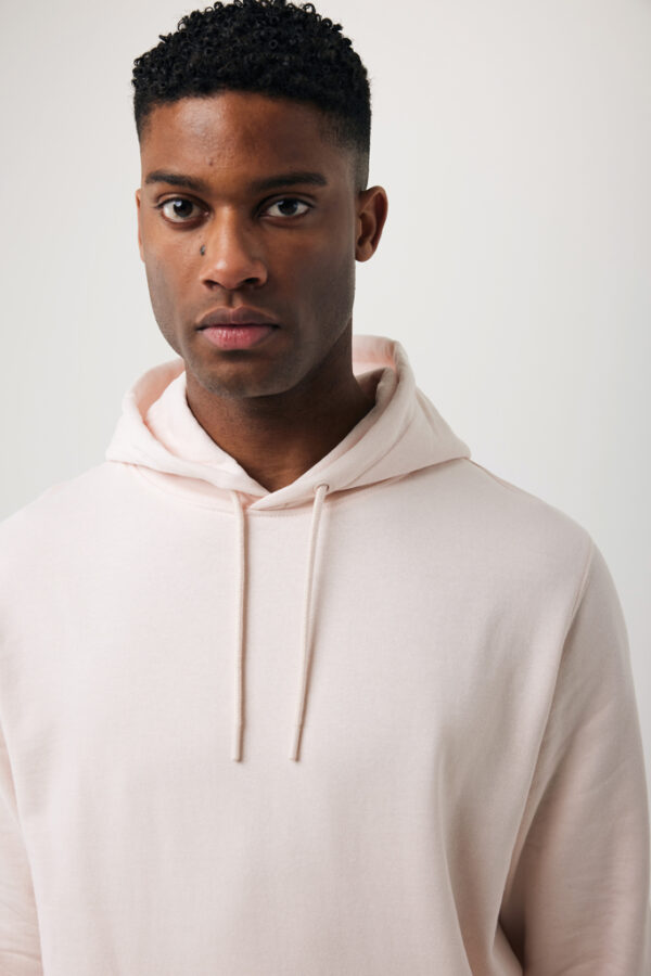 Iqoniq Rila lightweight recycled cotton hoodie - Cloud Pink