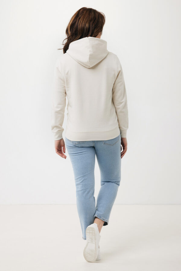 Iqoniq Rila lightweight recycled cotton hoodie - Ivory White