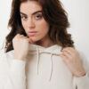 Iqoniq Rila lightweight recycled cotton hoodie - Ivory White