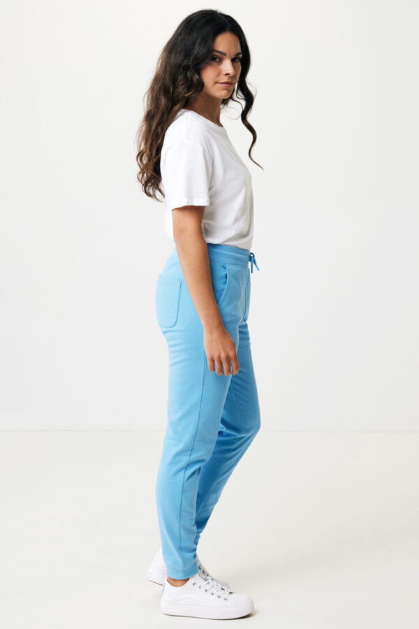 Iqoniq Cooper recycled cotton jogger - Tranquil Blue