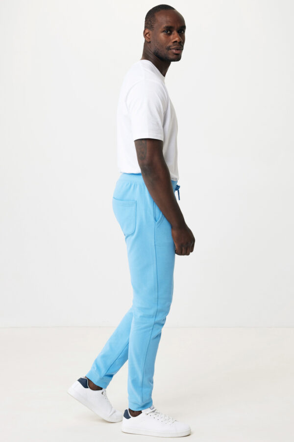 Iqoniq Cooper recycled cotton jogger - Tranquil Blue