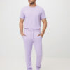 Iqoniq Cooper recycled cotton jogger - Lavender