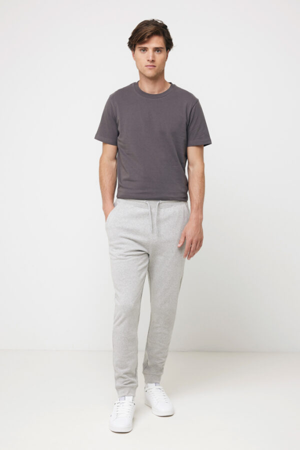 Iqoniq Cooper recycled cotton jogger - Heather Grey