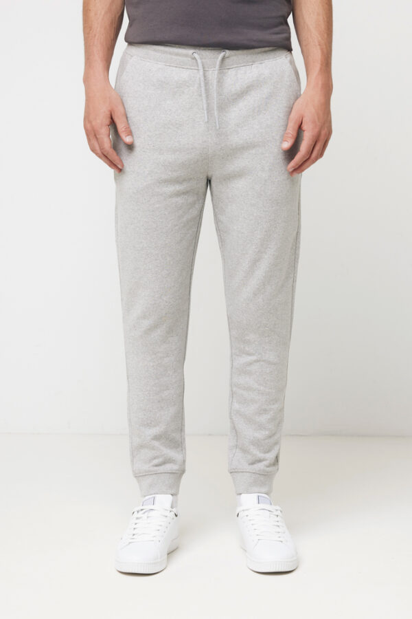 Iqoniq Cooper recycled cotton jogger - Heather Grey