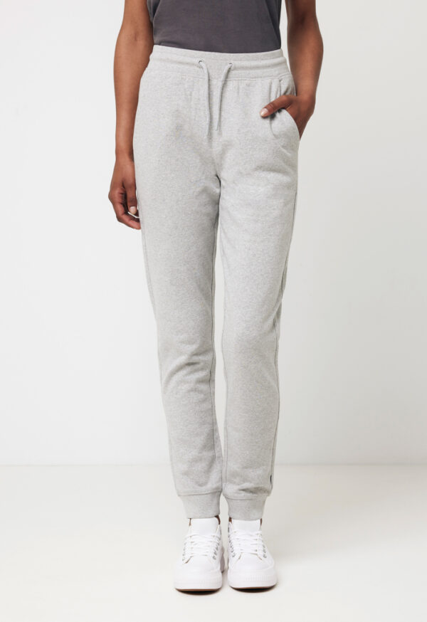 Iqoniq Cooper recycled cotton jogger - Heather Grey