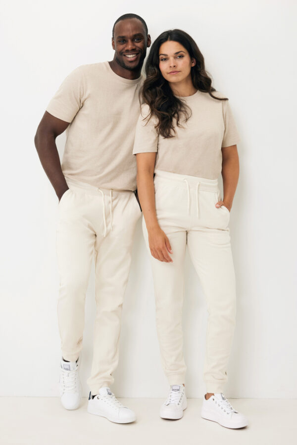 Iqoniq Cooper recycled cotton jogger - Natural Raw