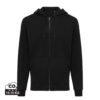 Iqoniq Abisko recycled cotton zip through hoodie - Black