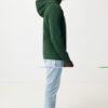 Iqoniq Abisko recycled cotton zip through hoodie - Forest Green