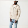 Iqoniq Abisko recycled cotton zip through hoodie - Desert