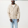 Iqoniq Abisko recycled cotton zip through hoodie - Desert