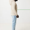 Iqoniq Abisko recycled cotton zip through hoodie - Desert