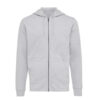 Iqoniq Abisko recycled cotton zip through hoodie - Heather Grey