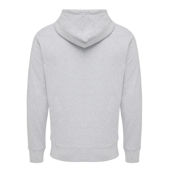 Iqoniq Abisko recycled cotton zip through hoodie - Heather Grey