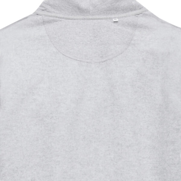 Iqoniq Abisko recycled cotton zip through hoodie - Heather Grey