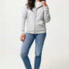 Iqoniq Abisko recycled cotton zip through hoodie - Heather Grey