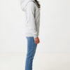 Iqoniq Abisko recycled cotton zip through hoodie - Heather Grey