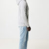 Iqoniq Abisko recycled cotton zip through hoodie - Heather Grey