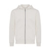 Iqoniq Abisko recycled cotton zip through hoodie - Natural Raw