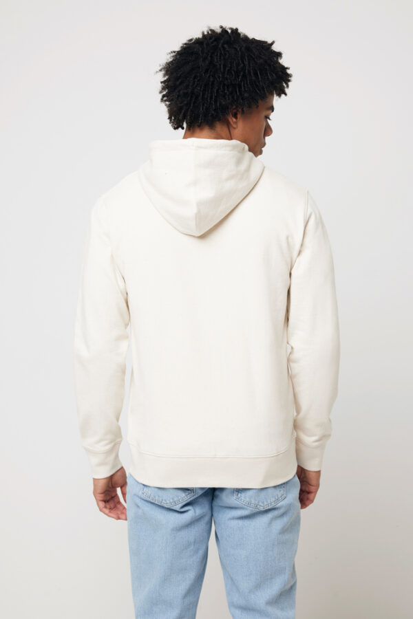 Iqoniq Abisko recycled cotton zip through hoodie - Natural Raw