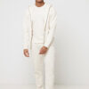 Iqoniq Abisko recycled cotton zip through hoodie - Natural Raw