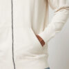 Iqoniq Abisko recycled cotton zip through hoodie - Natural Raw