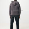 Iqoniq Abisko recycled cotton zip through hoodie - Anthracite