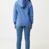 Iqoniq Abisko recycled cotton zip through hoodie - Heather Blue