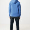 Iqoniq Abisko recycled cotton zip through hoodie - Heather Blue