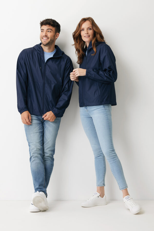 Iqoniq Logan recycled polyester lightweight jacket - Navy