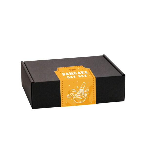 Pancake Day - Midi Black Gift Box - Pancake Day 2024 Edition - Sweets & Chocolate