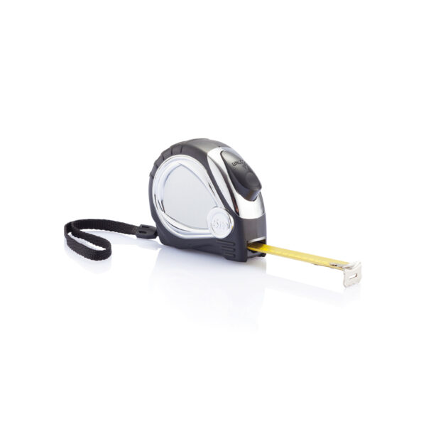 Chrome plated auto stop tape measure - Home & Barware