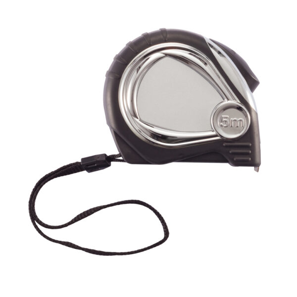 Chrome plated auto stop tape measure - Home & Barware