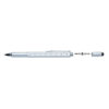 5-in-1 aluminium toolpen - Grey